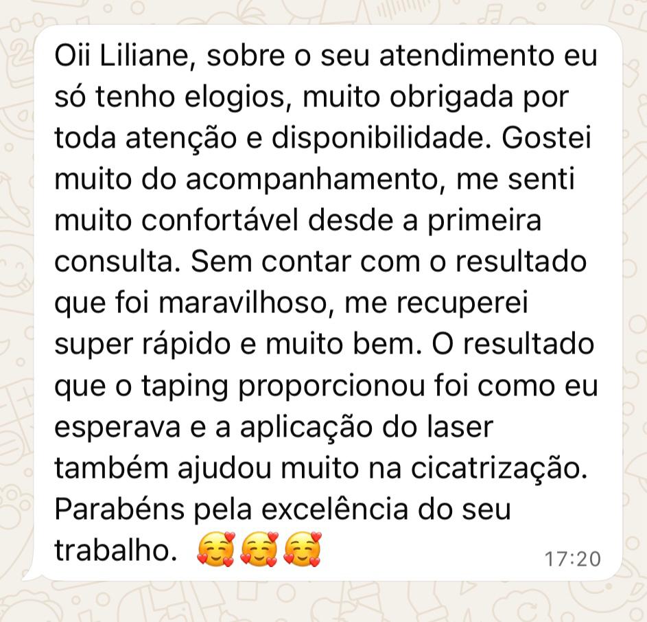 Depoimento de paciente — fisioterapia gestacional